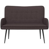SOFA za dvije osobe Tamno smeđa 115 x 61 x 87 cm tkanina | shoptok.hr