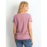 BASIC Feel Good T-shirt-RV-TS-4838.54P-dark pink | Shoptok.si