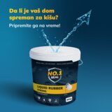 No.1 Seal 1 kg transparentna tečna guma strong (do 2m²) | ePonuda.com