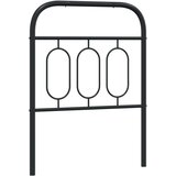 vidaXL Kovinsko posteljno vzglavje črno 75 cm, (21242919) | Shoptok.si