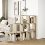  Pregrada/regal za knjige3 razina hrast 137,5x29x103,5 cm drveni | Eponuda.com
