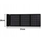 Prenosna 20W zložljiva sončna celica USB polnilec 51x28cm | Shoptok.si
