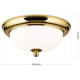 Orion plafonsko svetlo empira 2xE14/40W/230V prečnik 26,5 cm zlatna | Eponuda.com