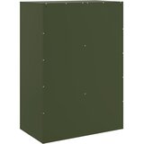  Visoka komoda maslinastozeleni 67 x 39 x 95 cm čelična | shoptok.hr