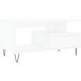  The Living Store Klubska mizica bela 90x49x45 inženirski les - Klubska Mizica, (21448139) | Shoptok.si