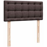  Otomanski krevet s madracem tamnosmeđi 100x200 cm tkanine | shoptok.hr
