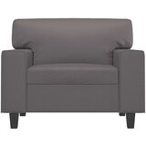  Fotelja siva 60 cm od umjetne kože | Eponuda.com