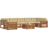  Set vanjskih sofa 8 kom. Prirodna i bež | shoptok.hr