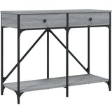  Konzolni stol siva boja hrasta 100x39x78 5 cm konstruirano drvo | shoptok.hr