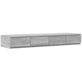  Krevet s ladicama Siva Sonoma 120 cm Konstruirano drvo | shoptok.hr