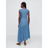 GAP Asymmetric denim midi dress - Women's | shoptok.hr