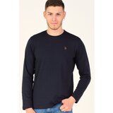 Dewberry T8588 BIKE COLLAR LONG SLEEVE T-SHIRT-NIGHT BLUE | shoptok.hr