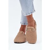 Boto Women's slippers with sheep fur lining Beige Lorivine Cijene