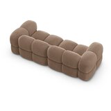 Cosmopolitan Design Rjava žametna sedežna garnitura 250 cm Loretto – | Shoptok.si