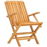  Sklopive vrtne stolice 6 kom 61x67x90 cm od masivne tikovine | shoptok.hr