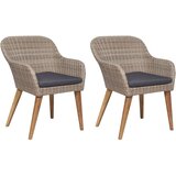  Jedilna garnitura 3-delna rjava | Shoptok.si