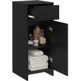  Kupaonski ormar Crni hrast 35 x 36,5 x 85 cm Konstruirano drvo | shoptok.hr