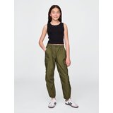 GAP Children's leatherette cargo pants - Girls Cene