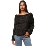 La Modeuse Puloverji 72363_P169883 Črna | Shoptok.si