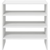  Stalci za cipele 2 kom koji se mogu složiti bijeli 60x30x30,5cm | shoptok.hr