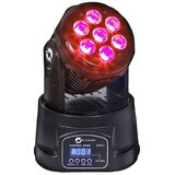 N-gear Moving Head Light, DMX in-out, pokretna glava s 7 RGB LED dioda | shoptok.hr