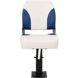 vidaXL 2-dijelni set sklopivog sjedala za brod plavo-bijeli 41x36x48cm | shoptok.hr