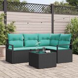  Set sofe 5 kom. Crna poliratan 177 x 122 x 85 cm | Shoptok.si