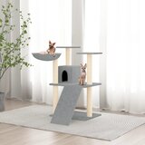  Penjalica za mačke sa stupovima za grebanje svjetlosiva 83 cm | shoptok.hr