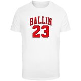 MT Men Ballin 23 T-Shirt Round Neck white Cene