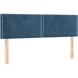  Krevet box spring s madracem LED tamnoplavi 140x200 cm baršun | shoptok.hr