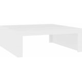  Stolić za kavu bijeli 100 x 100 x 35 cm od konstruiranog drva | shoptok.hr