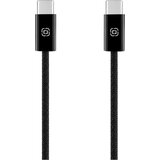  Obal Me Super Fast pleten USB-C v USB-C kabel 100W črne barve dolžine 1m Cene