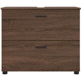 vidaXL Kupaonski ormar Smeđi hrast 76.5 x 35 x 64 cm Konstruirano drvo | shoptok.hr