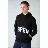 GRIMELANGE Aspen Men's Hooded Printed Fleece Inner Sweatshirt