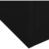  Uredski ormarić crni 90 x 40 x 102 cm čelični | shoptok.hr