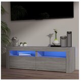  ormarić s LED svjetlima boja hrasta sonome 120 x 35 x 40 cm | shoptok.hr