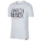 Nike Majice s kratkimi rokavi Air Jordan Become Legend Bela | Shoptok.si