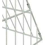  Kletka za piščance srebrna 110 x 100 x 85 cm Cinkana jeklena, (5000204354) | Shoptok.si