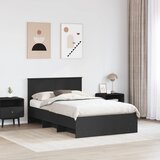  Krevetna konstrukcija Crna 120 x 123 cm Konstruirano drvo | shoptok.hr
