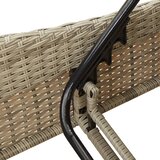  Ležaljka za sunčanje s jastukom 60x205x73 cm poliratan | shoptok.hr