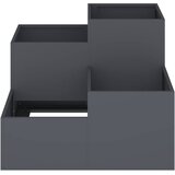  Vrtna saksija Antracit 80 x 80 x 60 cm Čelik | shoptok.hr