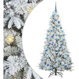  Umjetno božićno drvce s nogom s stalakom Bijelo 180 cm PE i PVC | shoptok.hr
