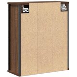  Kupaonski zidni ormarić s ogledalom smeđi hrast 50x21x60 cm | shoptok.hr
