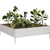 Povišena vrtna gredica 100x100x33,5 cm nehrđajući čelik | shoptok.hr
