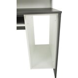 Kondela računalniška miza/igralniška miza, grafit/bela, tezro new | Shoptok.si