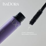 IsaDora 10 Sec High Impact Lift & Curl maskara za uvijanje i odvajanje trepavica nijansa 01 Black 9 ml | shoptok.hr