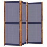 Sobna pregrada s 3 panela tamnoplava 210x180 cm | shoptok.hr