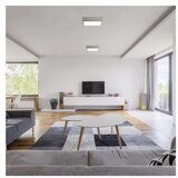  LED svetilo nadometno NEXXO, kvadratno, srebrno, 28,5W, nastavljiva CCT | Shoptok.si