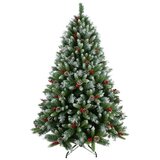  Novogodišnja jelka Snežna sa šišarkama i bobicama 180 cm 220028 | ePonuda.com