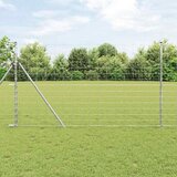  Temeljna zavarena žičana ograda 25 x 1,4 m Pocinčani čelik | shoptok.hr